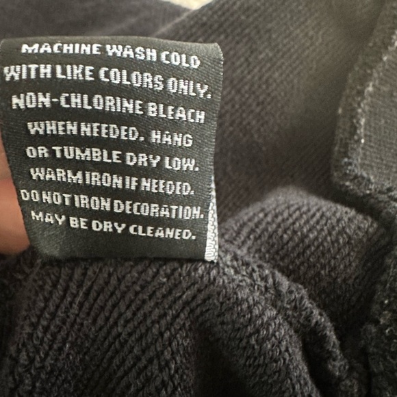 BKYS black mens crewneck sweater size Large - Picture 11 of 11